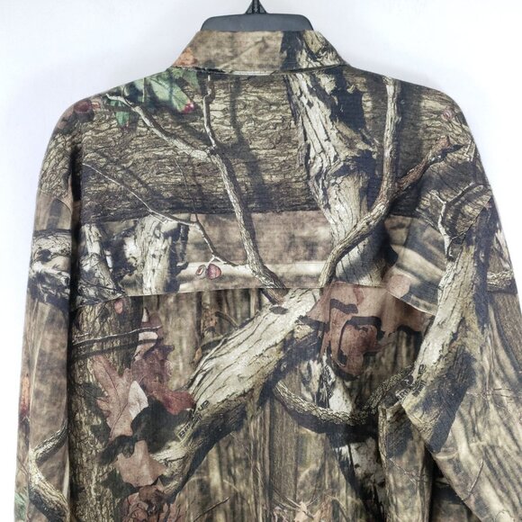 Mossy Oak Vented Hunting Shirt Men's Size XL 46-48 Break Up Infinity Camouflage - Picture 5 of 8